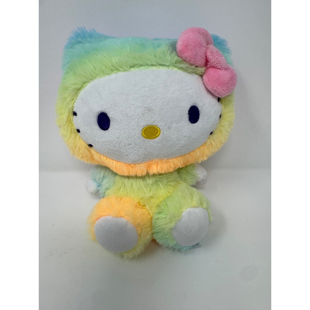 Sanrio Hello Kitty Rainbow Sherbet 9.5 Inch Plush Fiesta KO1883 Colorful Stuffed